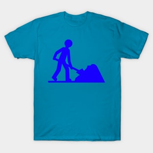 Blue shovel T-Shirt